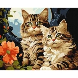 Ideyka Painting by numbers 40x50 cm KHO6574 Magic kittens AP0112