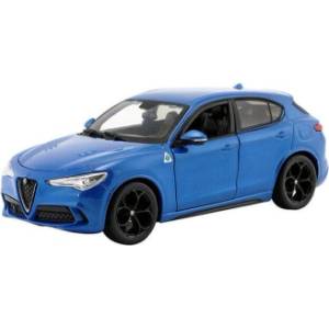  Модели на автомобили и мотоциклети модел 1/24 Alfa Romeo Stelvio Q4 Quadrifoglio blue - 1: 24 (TRS3090-3925)