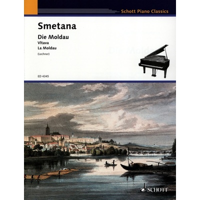 Bedřich Smetana Moldau Vltava noty na klavír