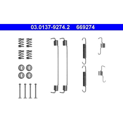 ATE Sada prislusenstvi, brzdove celisti 03.0137-9274.2