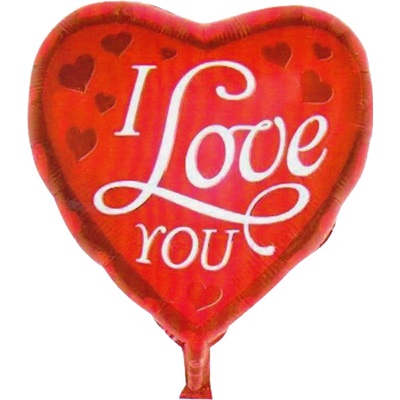 Fóliový balónek I love you červený 45 cm A 6818