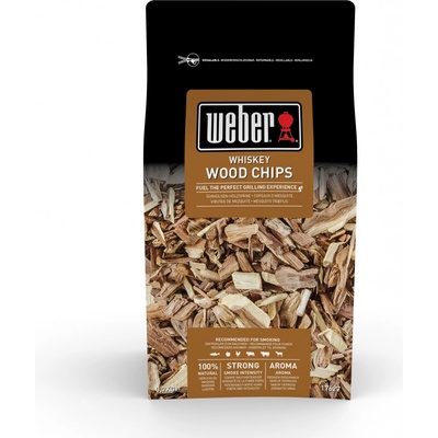 Weber dřevěné lupínky k uzení WHISKEY 700 g