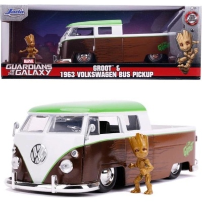 Marvel Toys Guardians of the Galaxy Groot 1963 Volkswagen Bus Pickup