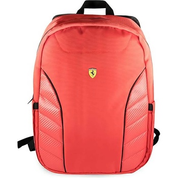 Ferrari Scuderia Collection Backpack New Edition 15.6 - дизайнерска раница за преносими компютри до 15.6 инча (червена)