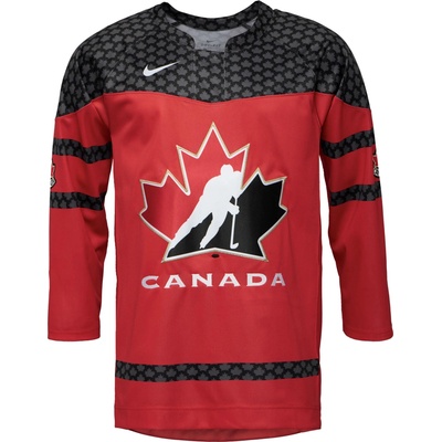 Nike MEN'S IIHF REPLICA CANADA Červená Čierna Biela