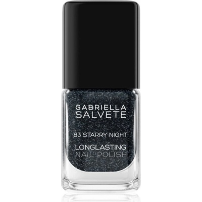 Gabriella Salvete Longlasting Enamel dlouhotrvající lak na nehty se třpytkami odstín 83 Starry NIght 11 ml