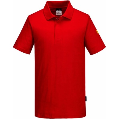 Portwest AS21 Antistatická ESD polokošile červená L – Zboží Dáma