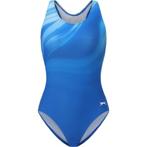 Slazenger Дамски бански костюм Slazenger Racer Back LYCRA® XTRA LIFE Swimsuit Ladies - Ripple