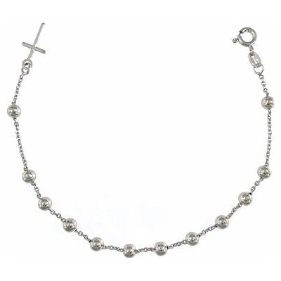 INFINITYSILVER Strieborný náramok s krížikom 16605719