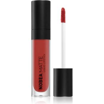 NOBEA Day-to-Day Matte Liquid Lipstick матиращо течно червило цвят Carmine Red #M09 7ml