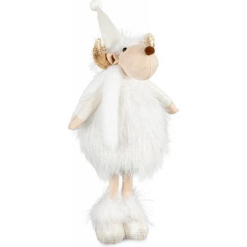 EUROFIRANY VIANOČNÁ FIGÚRKA REINDEER 42 CM BIELA