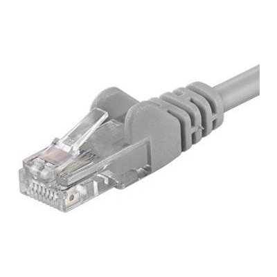 PremiumCord Patch kabel UTP RJ45-RJ45 level 5e 15m šedá