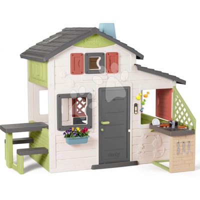 Smoby Domček s kuchynkou a plnými dverami Friends House Life