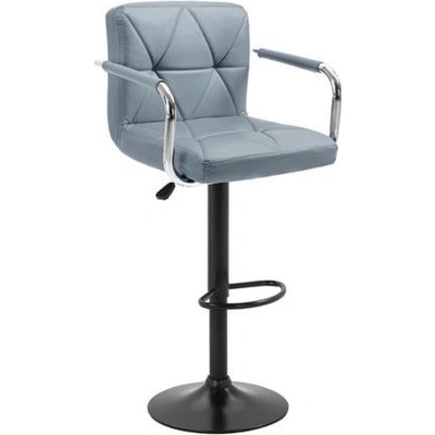 Kondela FABIOLA ekokůže šedá / černá