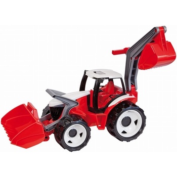 Lena Traktor se lžící a bagrem červeno-bílý 107 cm