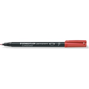 STAEDTLER Маркер Staedtler Lumocolor 318 OHP F, червен (21108-А-ЧЕРВЕН)