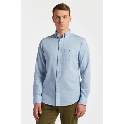 Gant košeľa reg honeycomb texture weave shirt modrá