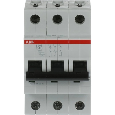 ABB АВТ. ПРЕДПАЗИТЕЛ 3p mcb s203-c40 (m518255)