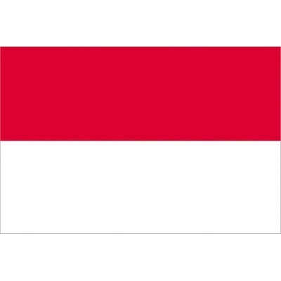 Státní vlajka Monako tištěná venkovní Alerion