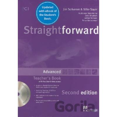 Straightforward - Advanced - Teacher's Book (with Practice Online access (Second edition:)
