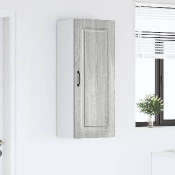 vidaXL Панел за миялна машина Kalmar Сив Сонома 40 x 31 x 100 см (884770)