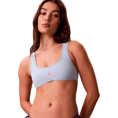 Calvin Klein LV00Q61225 Triangle bikini top - Blue (Breezy Blue)