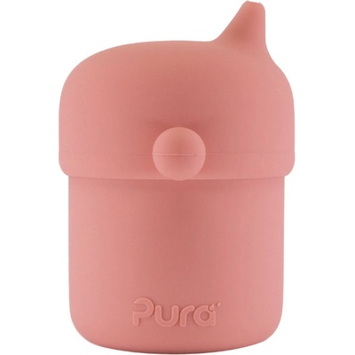 Pura silikon pohárik s náustkom my my rose 150 ml