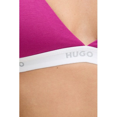 HUGO триъгълен сутиен с памук hugo id triangle pad (50557093)