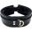 Rouge Black Leather Collar with black Faux Fur Lining