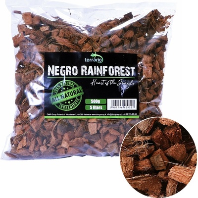 Terrario Negro Rainforest 5 l, 500 g