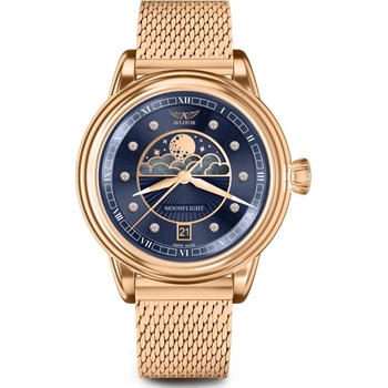 Aviator Дамски часовник aviator douglas moonflight diamonds - v1.33. 2.380. 5 (v1.33.2.380.5)