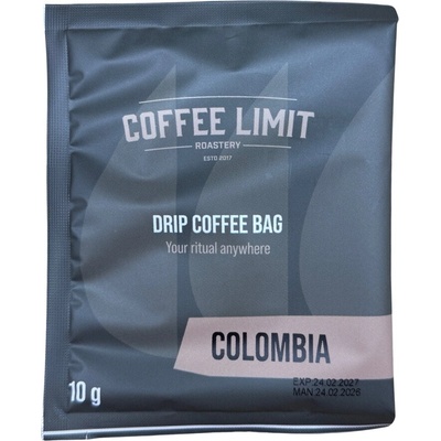 COFFEE LIMIT DRIP COFFEE BAG Colombia Supremo 10 g