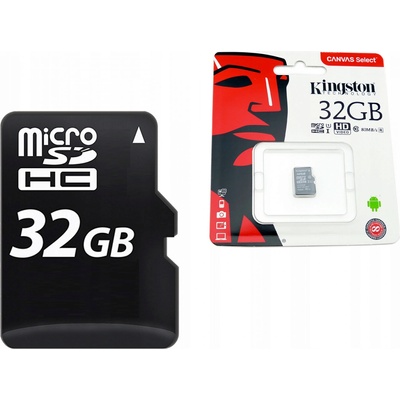 Kingston microSDHC 32GB (SDCS10/16GBSP)