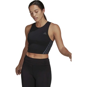 ADIDAS Потник Run Icons 3-Stripes Cooler Running Crop Top (HB6502)
