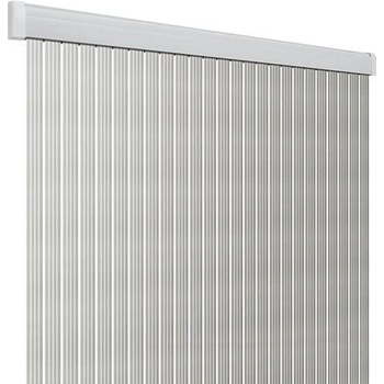 Arisol Záves dverí Band Lux farba strieborná/biela rozmery (š x v) 60 × 190 cm