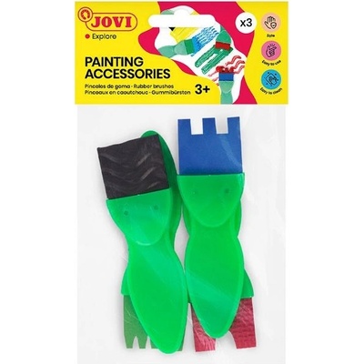 Štětce Jovi - pěnové, různé motivy - 4 kusy