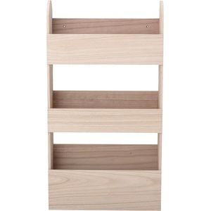 Bloomingville Mini Детски стенен шкаф за книги от масивна дървесина Pavlovnia в естествен цвят 38x70 cm Moris - Bloomingville Mini (82049522)