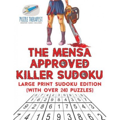 Mensa Approved Killer Sudoku - Large Print Sudoku Edition with over 240 Puzzles