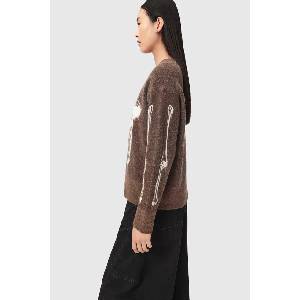 AllSaints пуловер дамски с мериносова вълна RIBSPILL (W034KF)