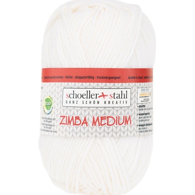 Pletací příze Schoeller+Stahl Zimba Medium EXP Barva: 0020 WEISS
