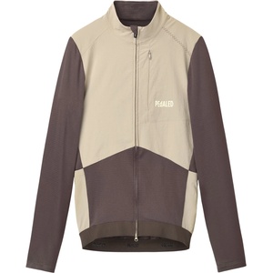 Pedaled Фланелка с дълъг ръкав за колоездене Pedaled Women's Odyssey Windblock Merino Jersey Cycling jersey - Shitake (156-3116-0214)