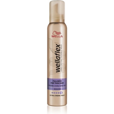 Wella Wellaflex Fullness Volume penové tužidlo s extra silnou fixáciou pre jemné vlasy 200 ml