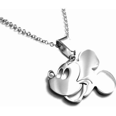 Steel Jewelry Náhrdelník Mickey mouse z chirurgické oceli NH171008