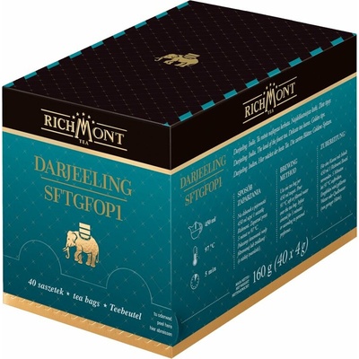 Richmont Černý čaj Darjeeling 40 x 4 g