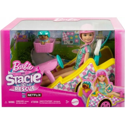 Mattel Barbie Family & Friends Stacie Motokárová