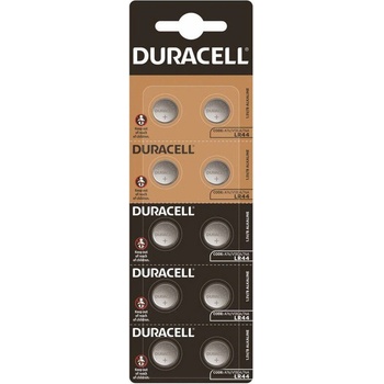 Duracell Батерии алкални Duracell LR44, 1.5V, 10бр (DRLR44)
