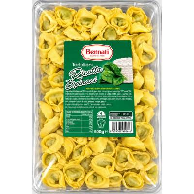 Bennati tortelloni čerstvé plněné těstoviny ricotta a špenát 500 g