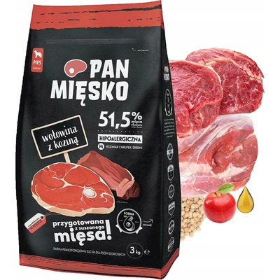 Pan Mięsko Hovězí s kozím masem M 3 kg