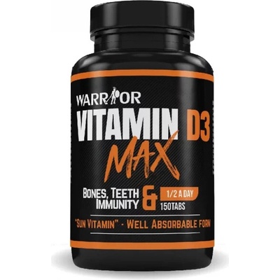 Warrior Vitamin D3 Max 150 tabliet