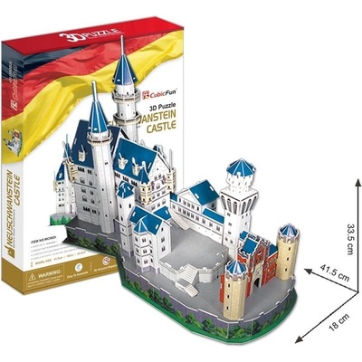 CubicFun 3D puzzle HRAD NEUSCHWANSTEIN 98 ks
